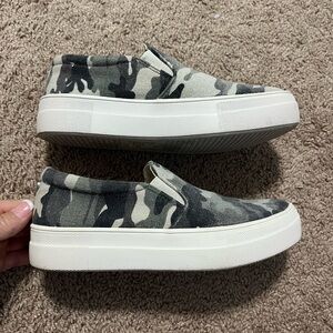 Steve Madden Camouflage Slip-On Sneakers